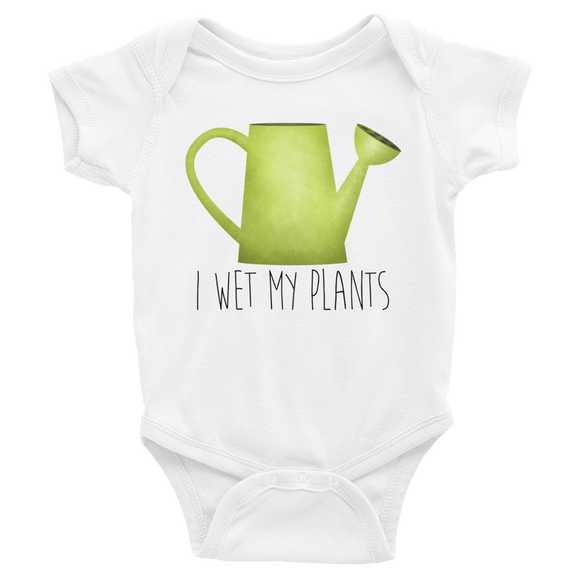 I Wet My Plants - Baby Bodysuit