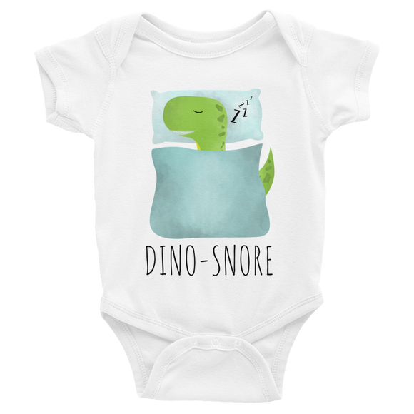 Dino-Snore - Baby Bodysuit