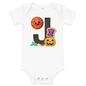 Letter J (Alphabet) - Baby Bodysuit