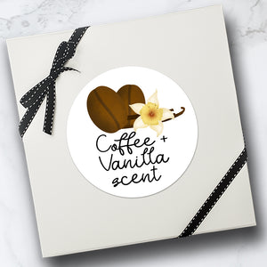 Coffee & Vanilla Scent - Stickers