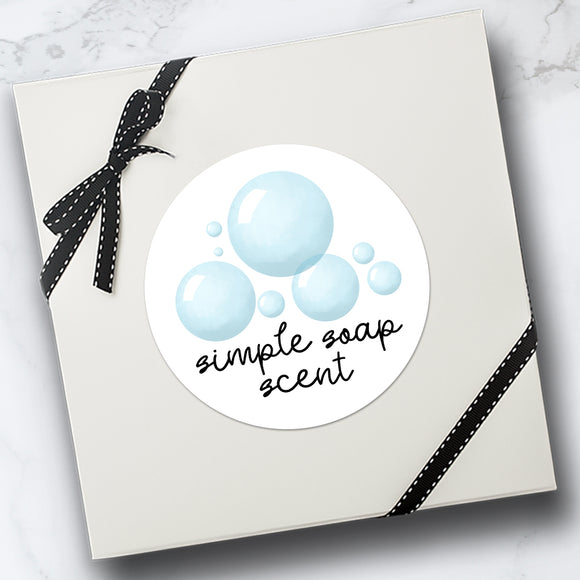 Simple Soap Scent - Stickers