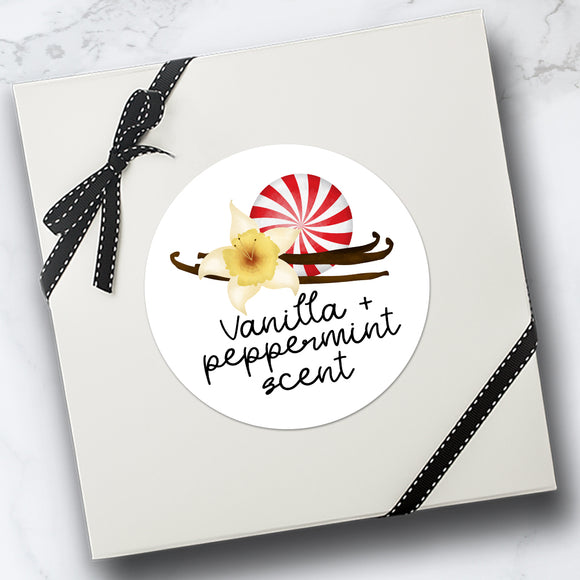 Vanilla & Peppermint Scent - Stickers