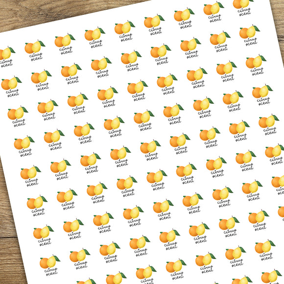 Citrus Scent - Mini Stickers