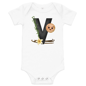 Letter V (Alphabet) - Baby Bodysuit