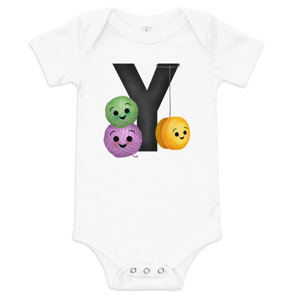 Letter Y (Alphabet) - Baby Bodysuit