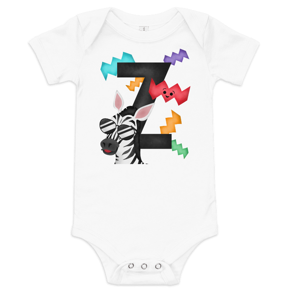 Letter Z (Alphabet) - Baby Bodysuit