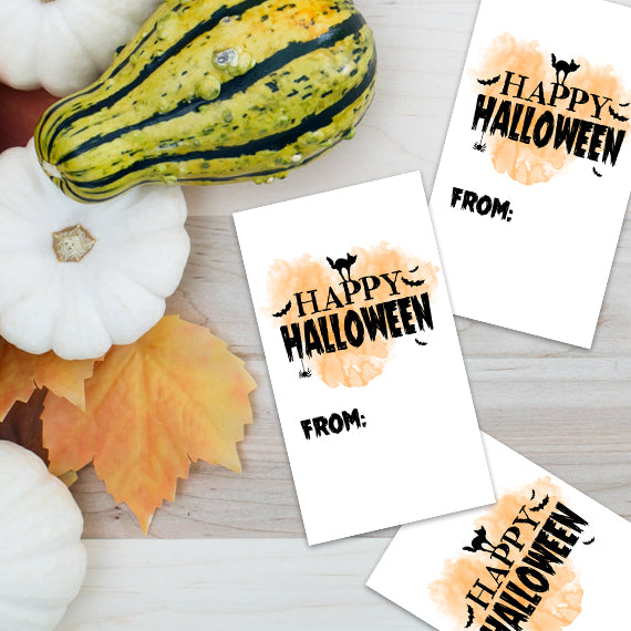 Happy Halloween - Print At Home Gift Tags