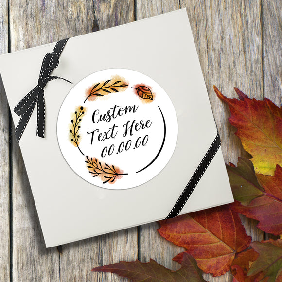 Autumn Wreath - Custom Stickers