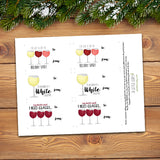 Christmas (Wine) - Print At Home Gift Tags