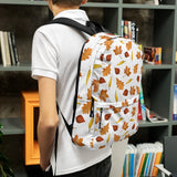 Fall Leaves Pattern - Backpack