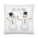 Chill Out Man (Snowman) - Pillow