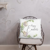Happy Easter (Floral) - Pillow