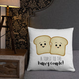 A Toast To The Happy Couple - Pillow
