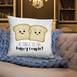 A Toast To The Happy Couple - Pillow