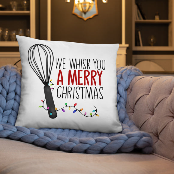 We Whisk You A Merry Christmas - Pillow