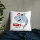 Have A Holly Jawly Christmas (Shark) - Pillow