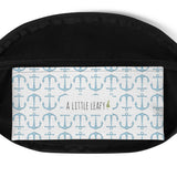 Blue Anchor Pattern - Fanny Pack
