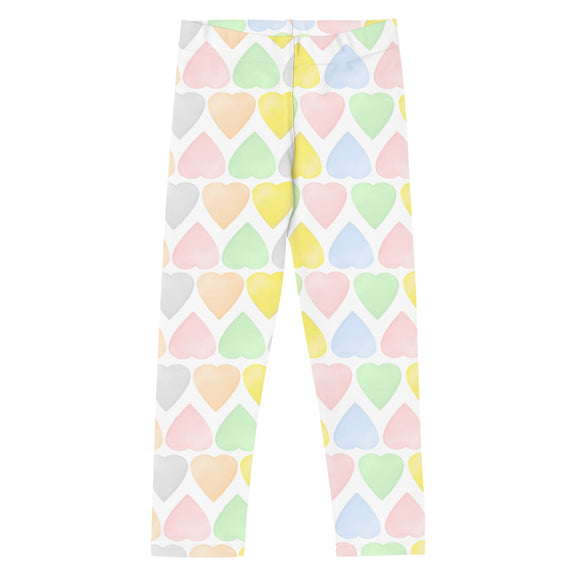 Heart Candy Pattern - Kids Leggings