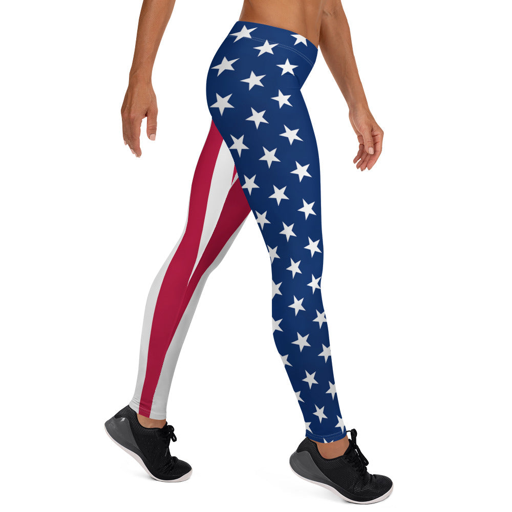 Stars and shop stripes leggings