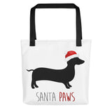 Santa Paws (Dog) - Tote Bag
