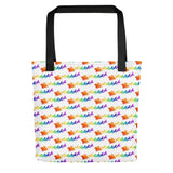 Santa's Sleigh (Rainbow Unicorns) - Tote Bag