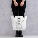 Yarn Snowman - Tote Bag