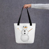 Yarn Snowman - Tote Bag
