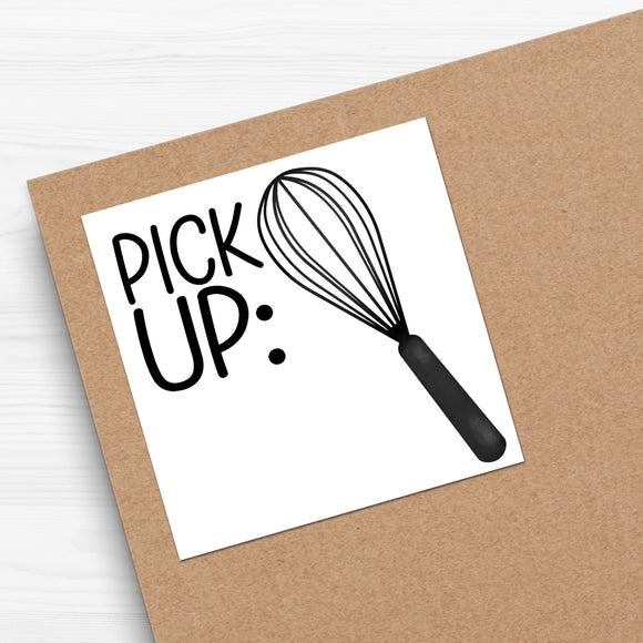 Pick Up With Blank Space (Whisk) - Stickers
