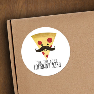 For The Best Popparoni Pizza - Stickers
