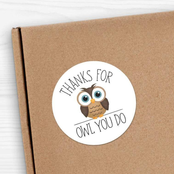 Thanks For Owl You Do - Stickers
