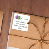 Return Address (Flowers) - Custom Stickers