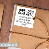 Return Address (Your Logo) - Custom Stickers