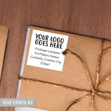 Return Address (Your Logo) - Custom Stickers