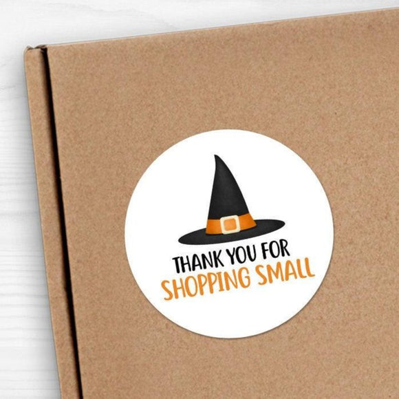 Thank You For Shopping Small (Halloween) - Stickers