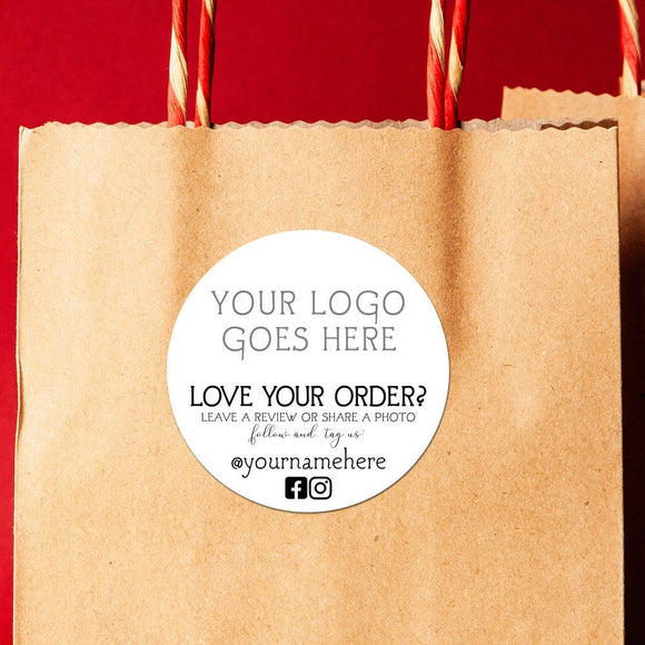 Love Your Order (Your Logo) - Custom Stickers