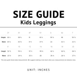 Thin And Thick Lines (Aqua) - Kids Leggings