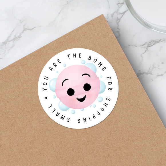 You are The Bomb For Shopping Small (Bath Bomb) - Stickers