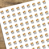 Allergy Warning (Nuts) - Mini Stickers