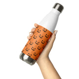Happy Jack-O-Lantern Pattern - Water Bottle