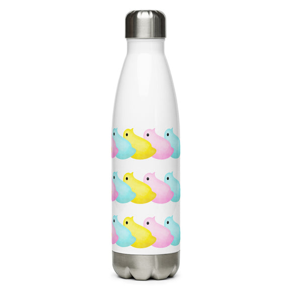 Easter Peeps Pattern - Water Bottle