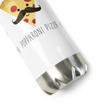 Popparoni Pizza - Water Bottle