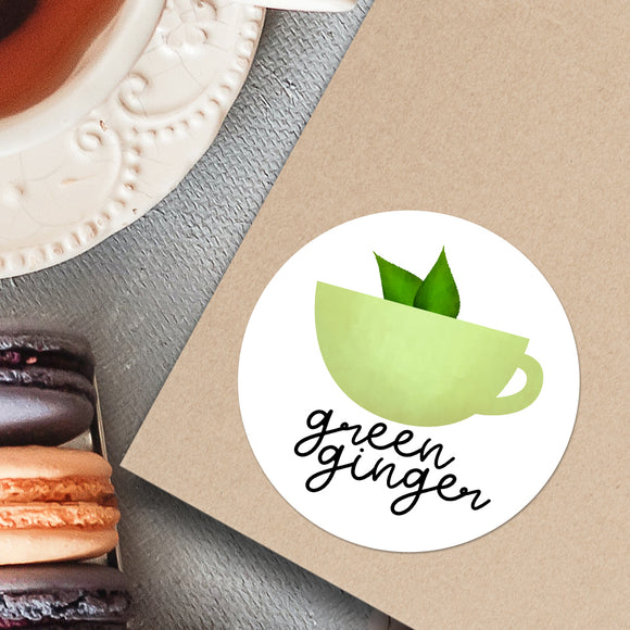 Green Ginger (Tea Flavor) - Stickers
