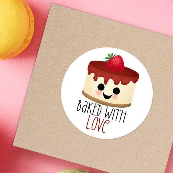 Baked With Love (Cheesecake) - Stickers