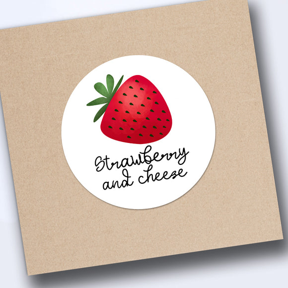 Strawberry And Cheese (Flavor) - Stickers