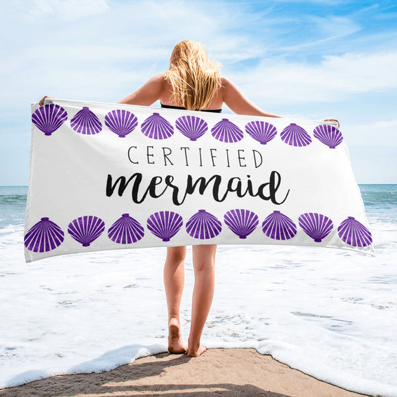 Certified Mermaid - Towel