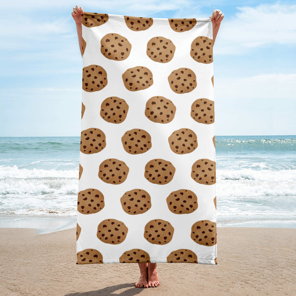 Chocolate Chip Cookie Pattern - Towel