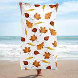 Fall Leaves Pattern - Towel