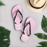Flamingo Pattern - Flip Flops