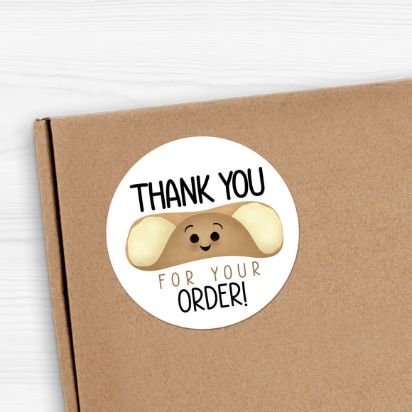Thank You For Your Order (Cannoli) - Stickers