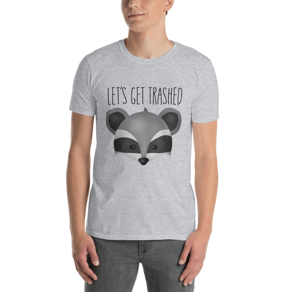 Let's Get Trashed (Raccoon) - T-Shirt – A Little Leafy
